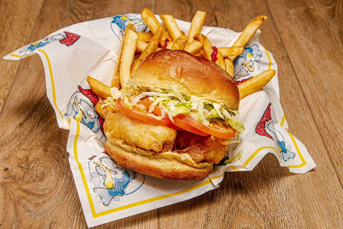 Fanny Bay Local Oyster Burger