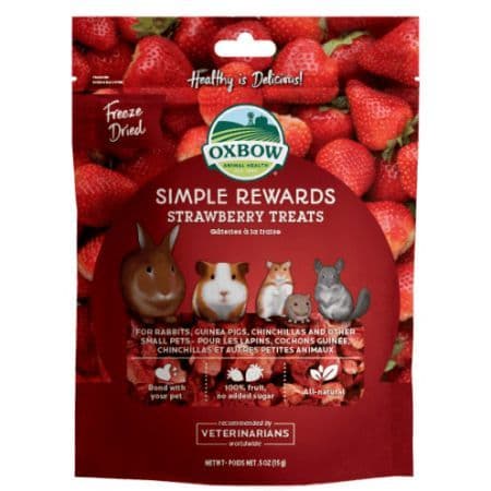 Oxbow Animal Health Simple Rewards Strawberry Treats 0.5 oz