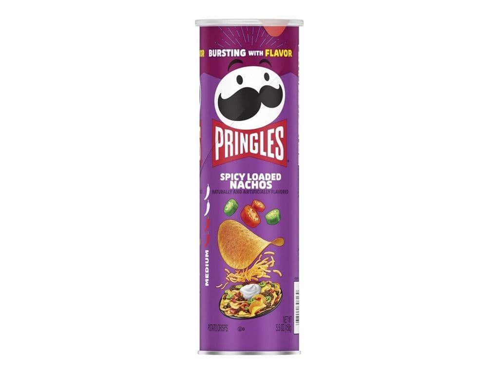 Pringles Spicy Loaded Nachos Stacked Potato Chips 158g Snack