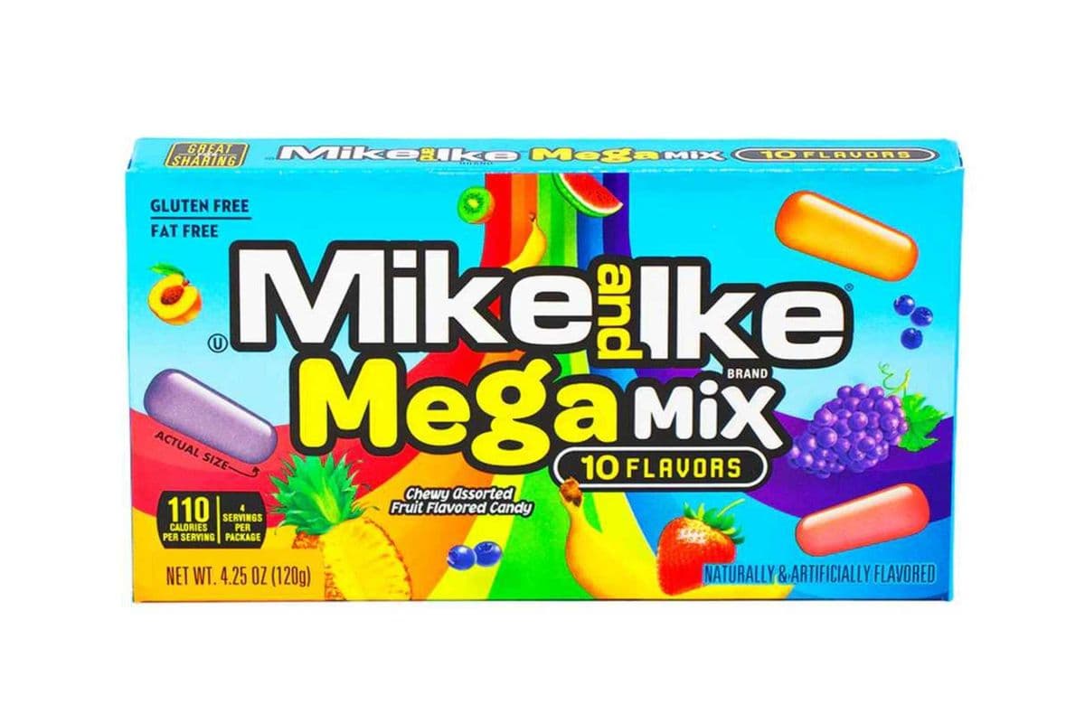 Mike and Ike Mega Mix 10 Flavors (120 g)