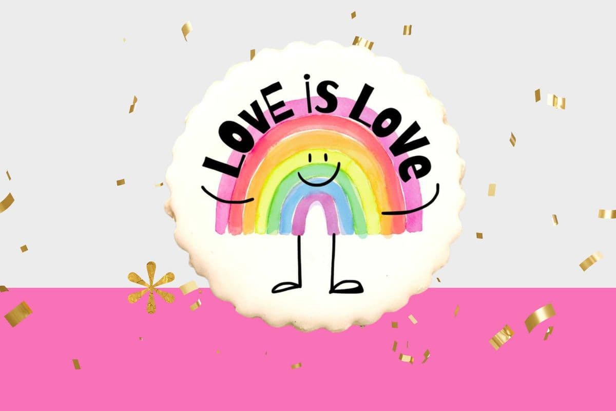 Love is Love Cookie (1pc)