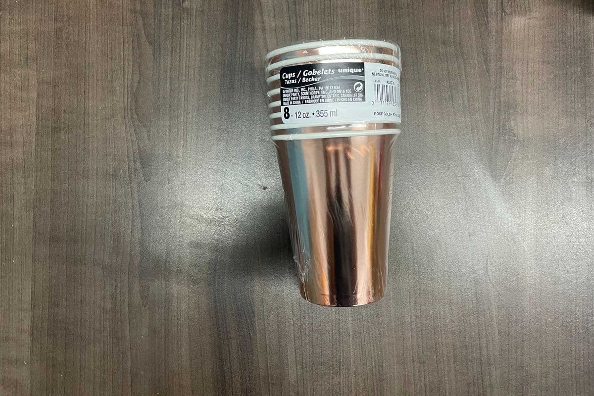 Cups Rose Gold 12oz 8pk (12oz)