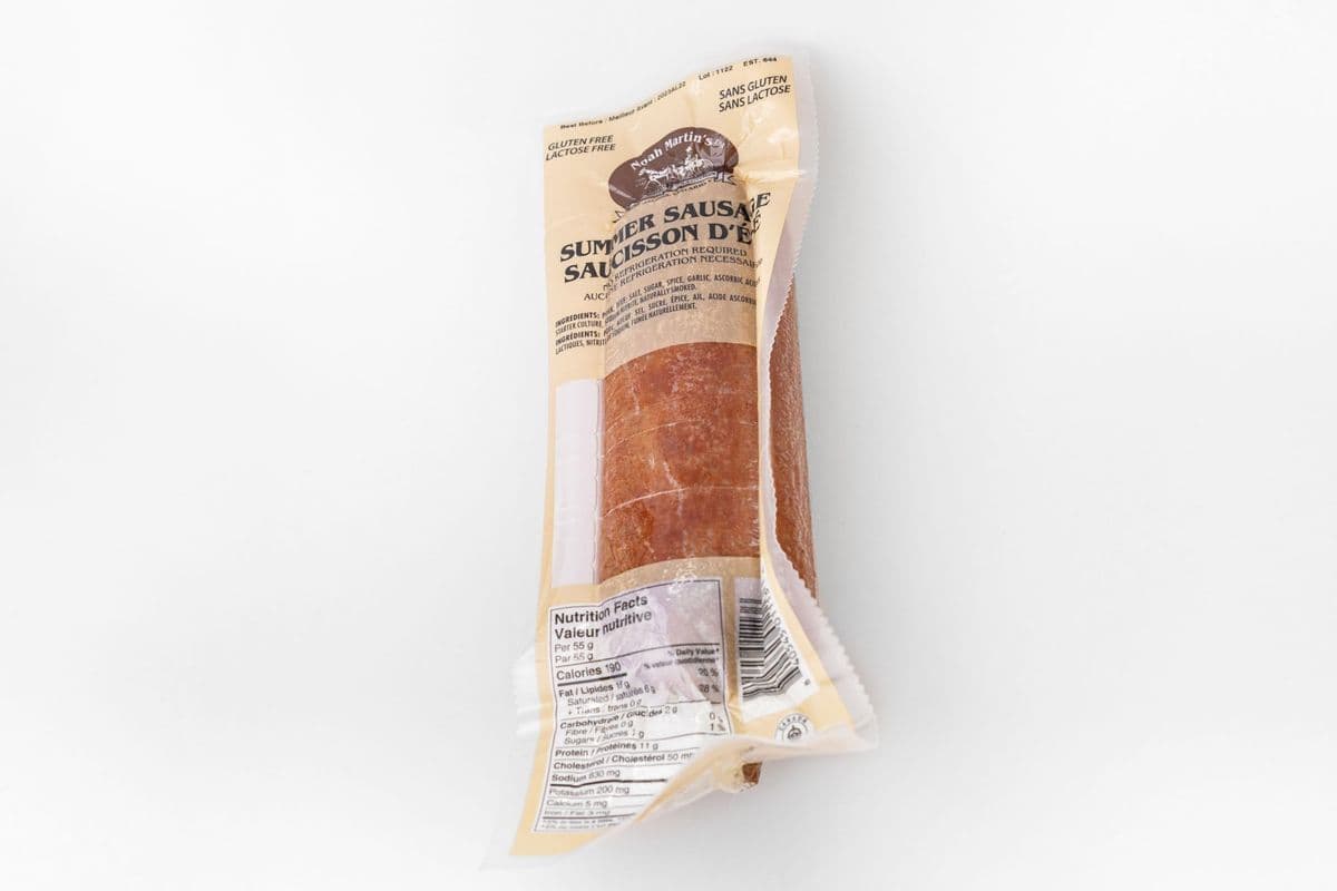 Noah Martin's Small Summer Sausage (375g)