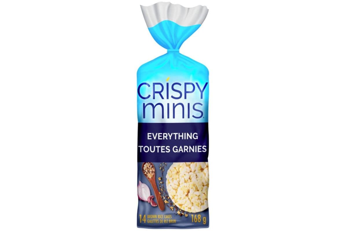 Quaker Crispy Minis Everything Brown Rice Cakes (168 g)