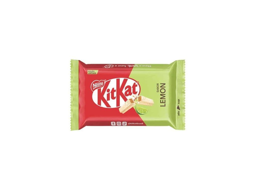 KitKat Lemon Brazilian Crunchy Wafer Chocolate Bar 41.5g South American Snack