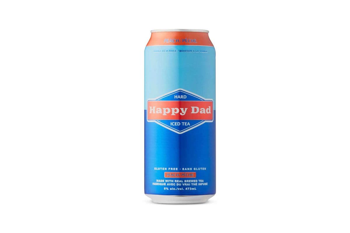 Happy Dad Hard Iced Tea - Peach (1 x 473ml)