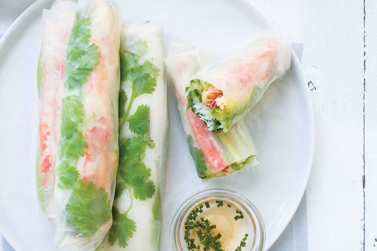 Salad Rolls (Crab Meat)(4 pcs)