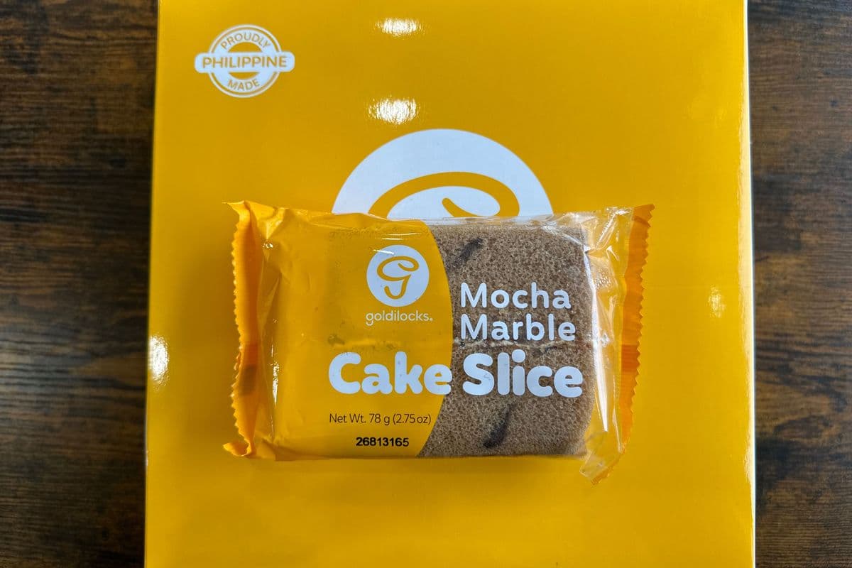 Goldilocks Mocha Marble Cake Slice