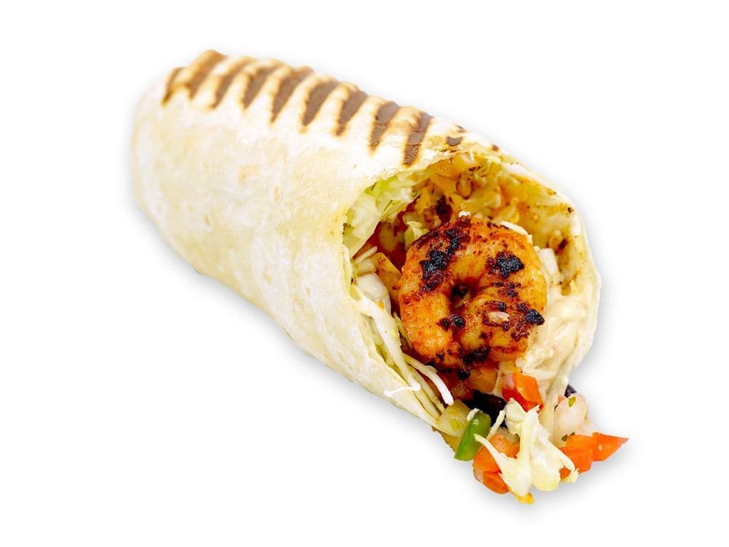 ^Cajun Shrimp Burrito