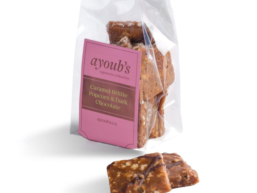 Caramel Brittle Popcorn & Dark Chocolate