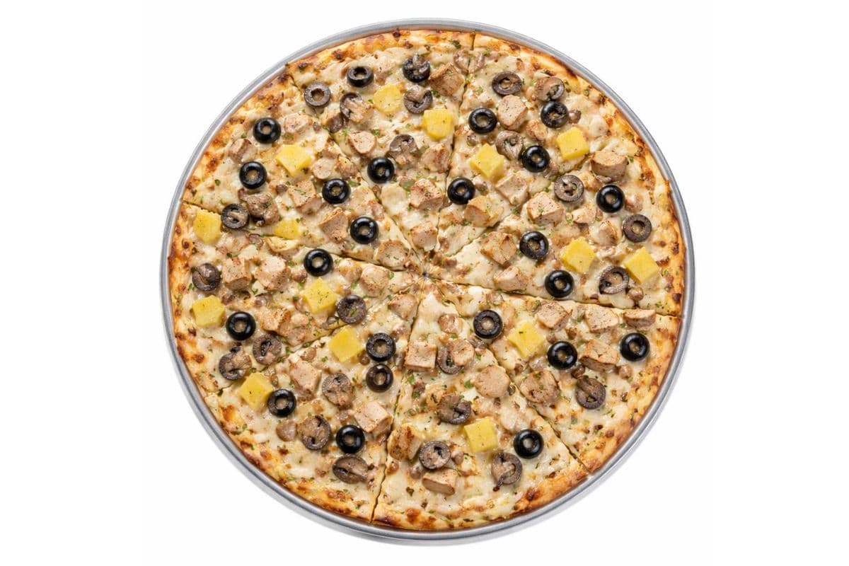 Small Chicken Alfredo Pizza