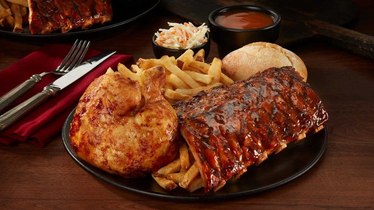 Chicken & Half Rack Combo