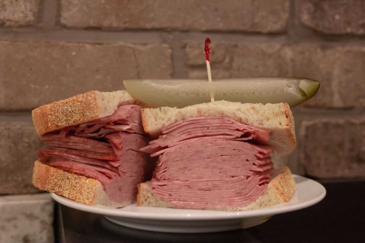 Turkey Salami Sandwich