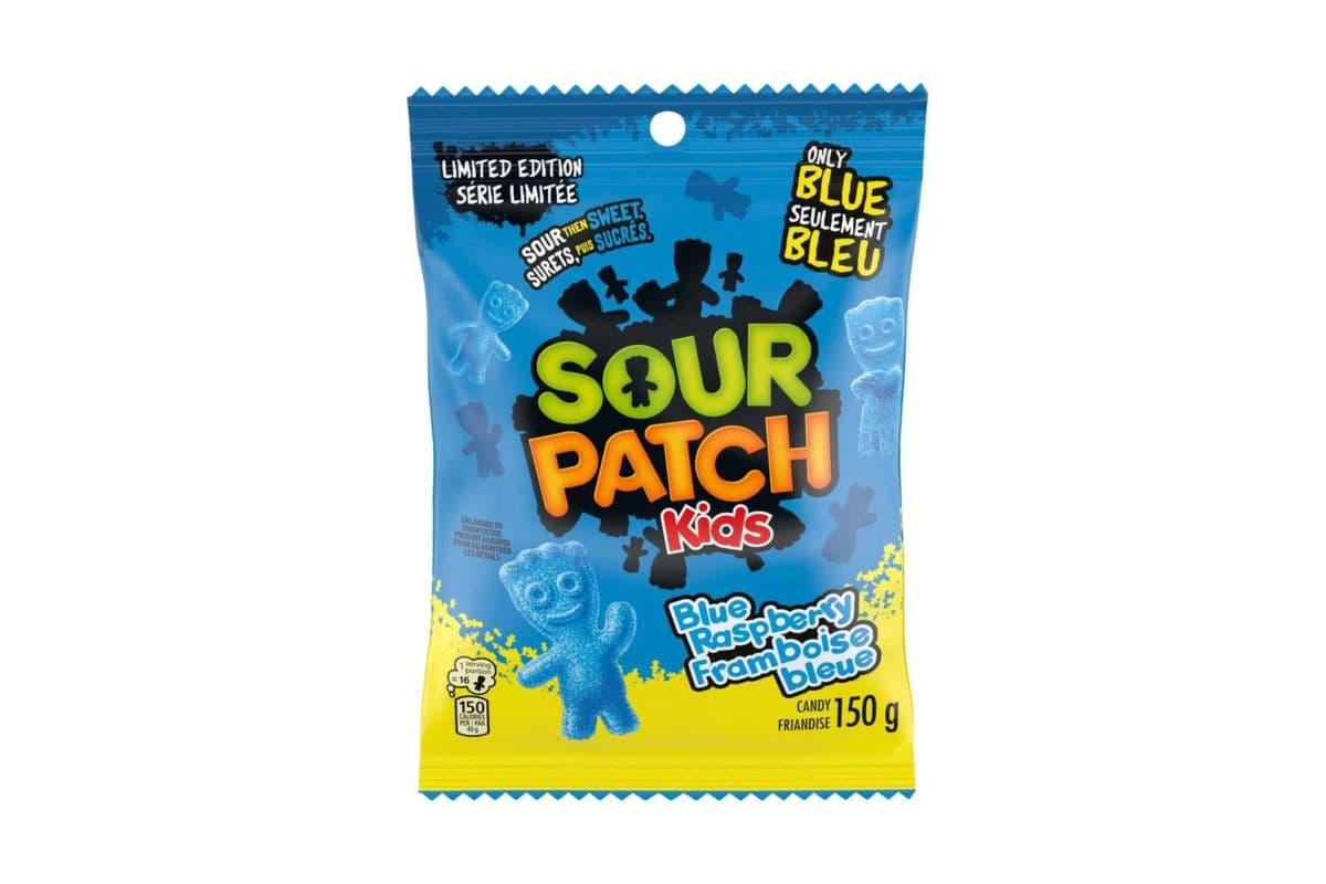 Sour Patch Blue Raspberry (3.6 oz) (385 Cal)