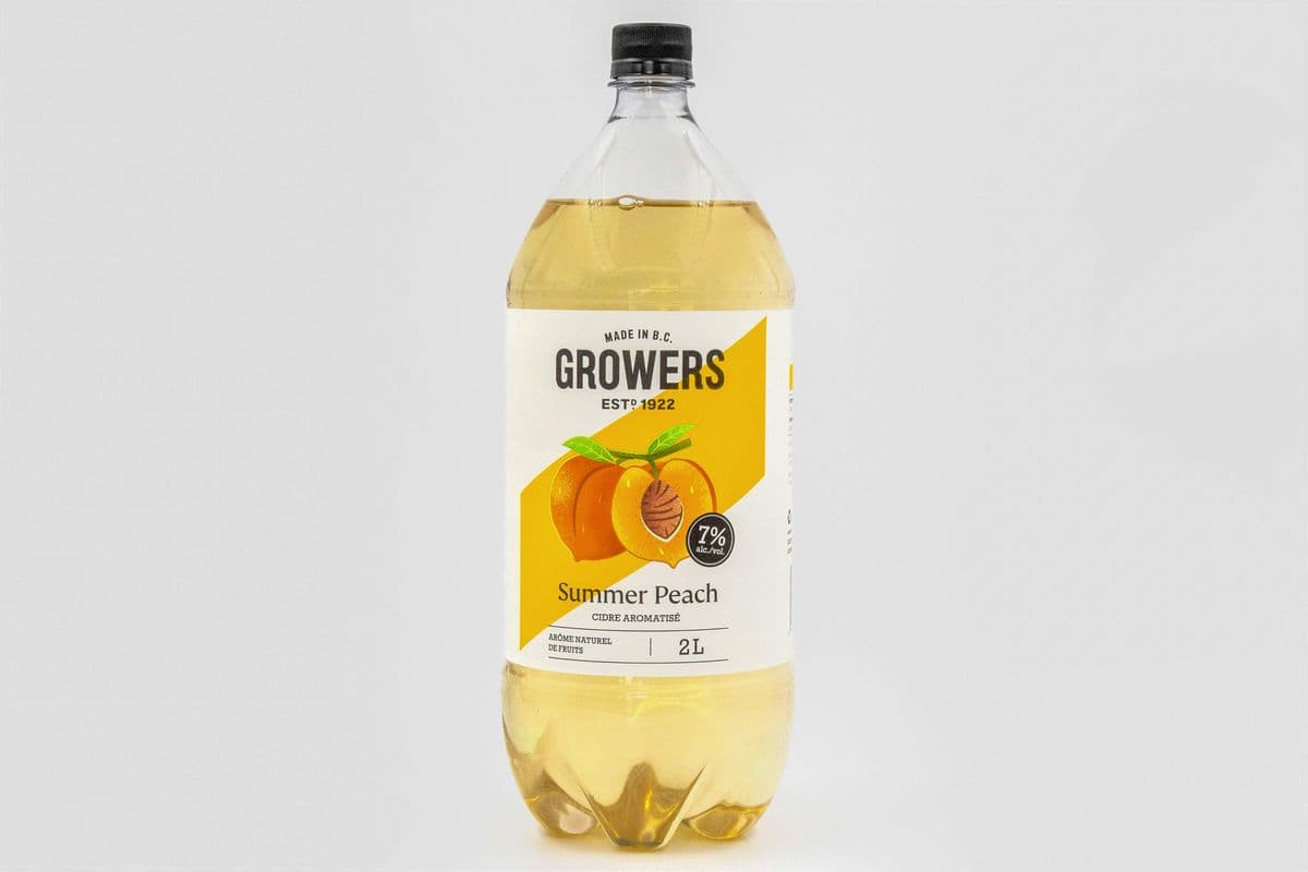 Growers Summer Peach (1 x 2 L Bottle)
