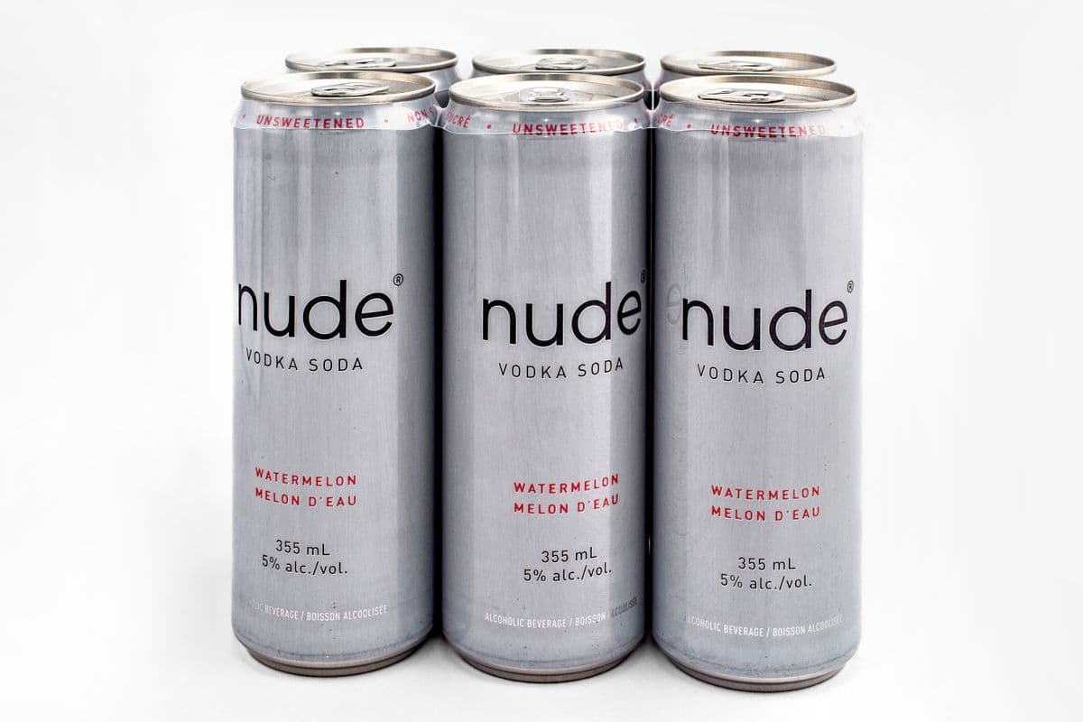 Nude Watermelon Vodka Soda (6 cans) (6 x 355ML Can)