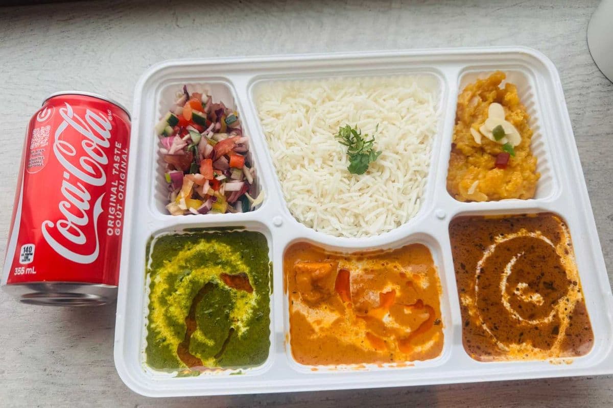 Veg Thali with Pop
