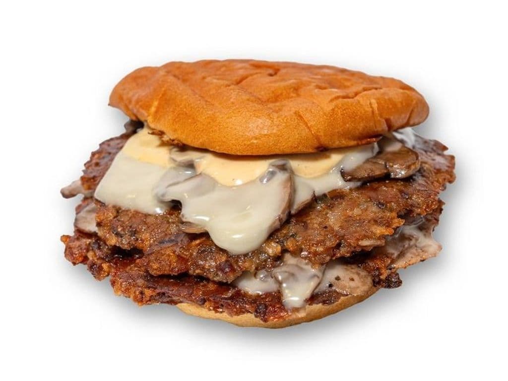 Mushroom, Swiss & Garlic Aioli Burger