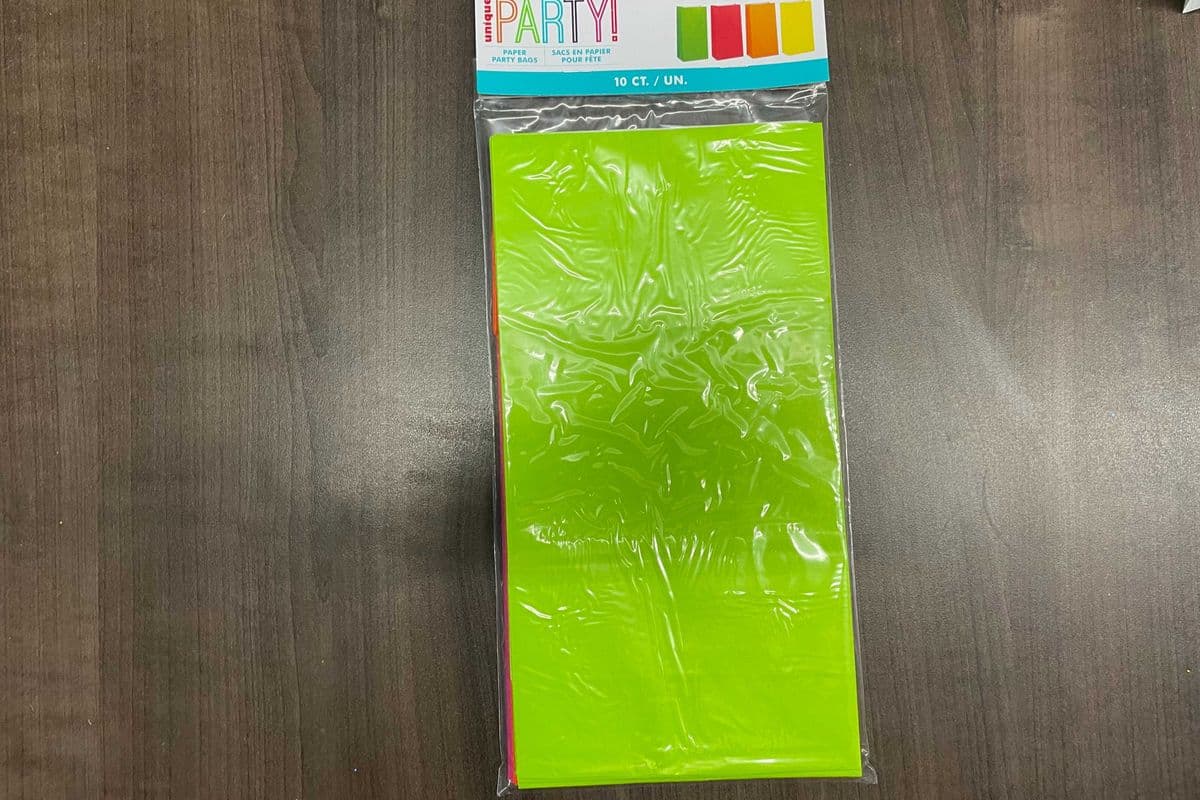 Paper Party Bags Neon Assorted 10pk