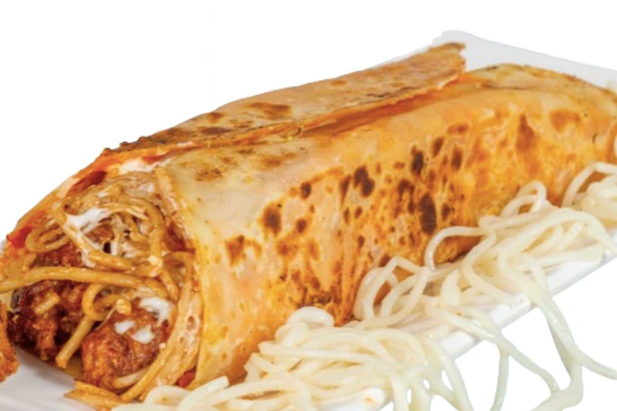 Noodle + Cheesy Paneer Frankie