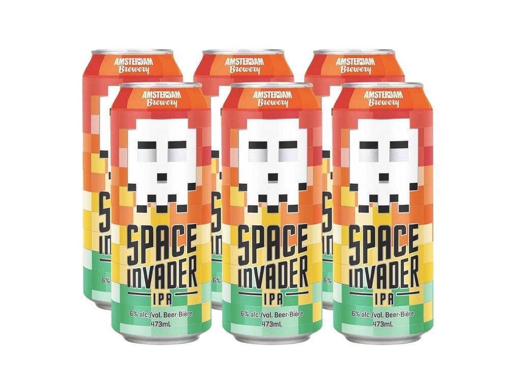 Amsterdam Space Invader IPA, 6pk 473ml beer (6% ABV)