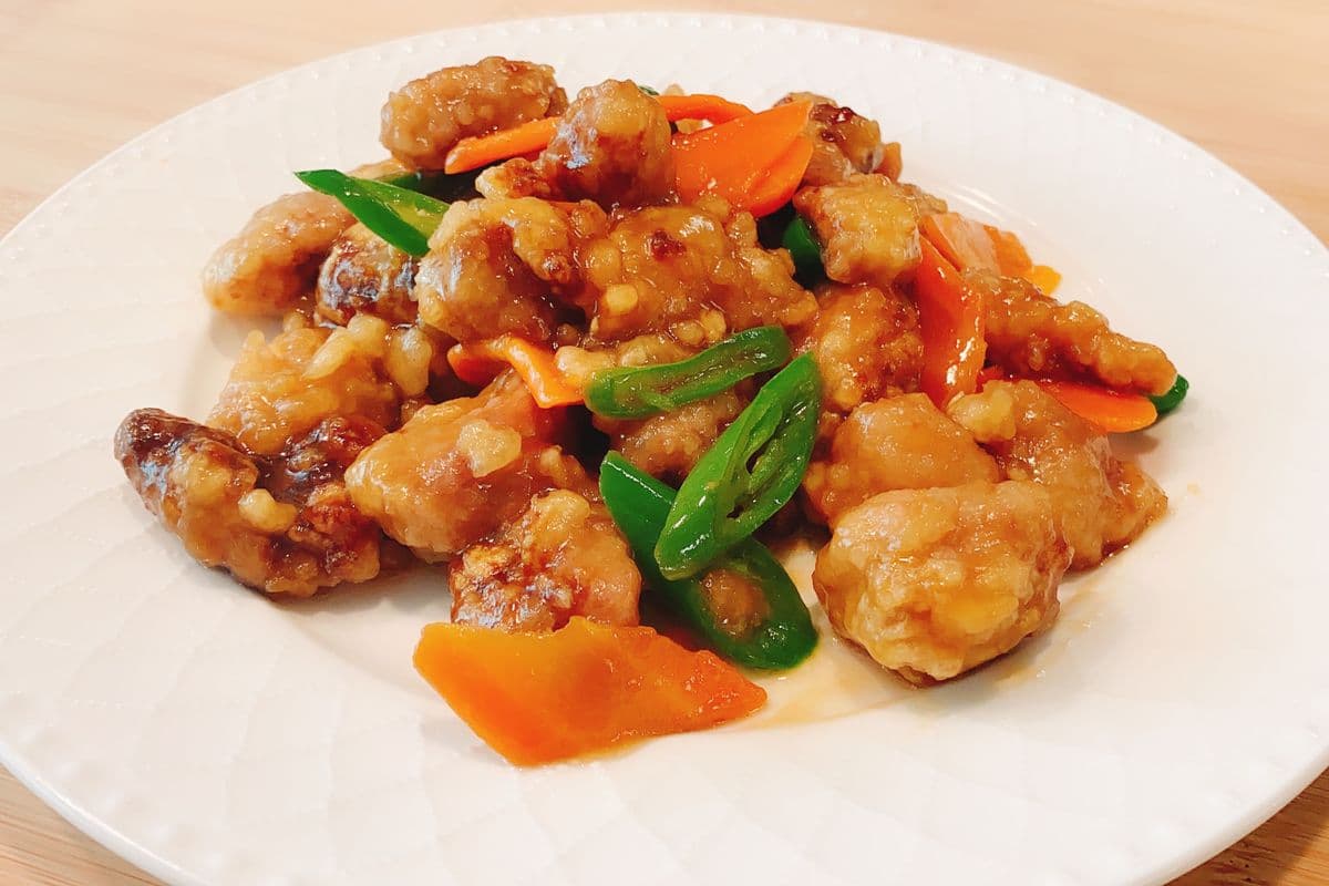 126.Stir Fried Breaded Pork with Green Pepper