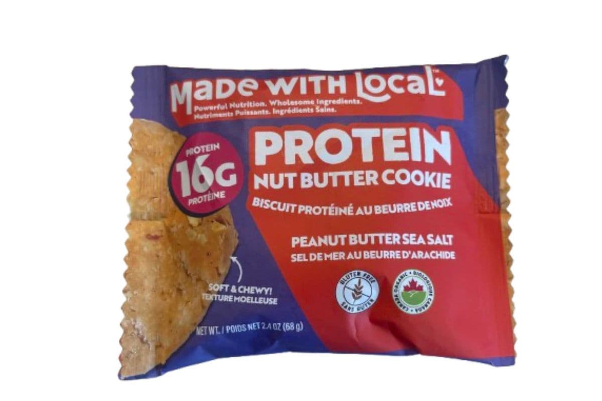 Made with Local Nut Butter Cookies Peanut Butter sea salt