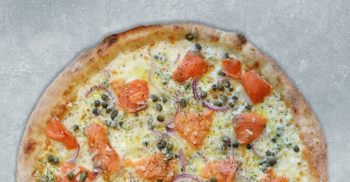 14" Medium Smoked Salmon Pizza