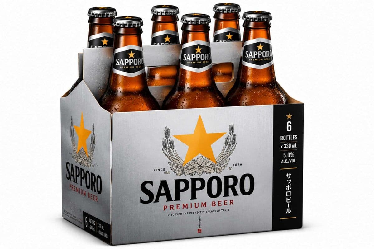 SAPPORO 6 BTL (1 x 330ML)