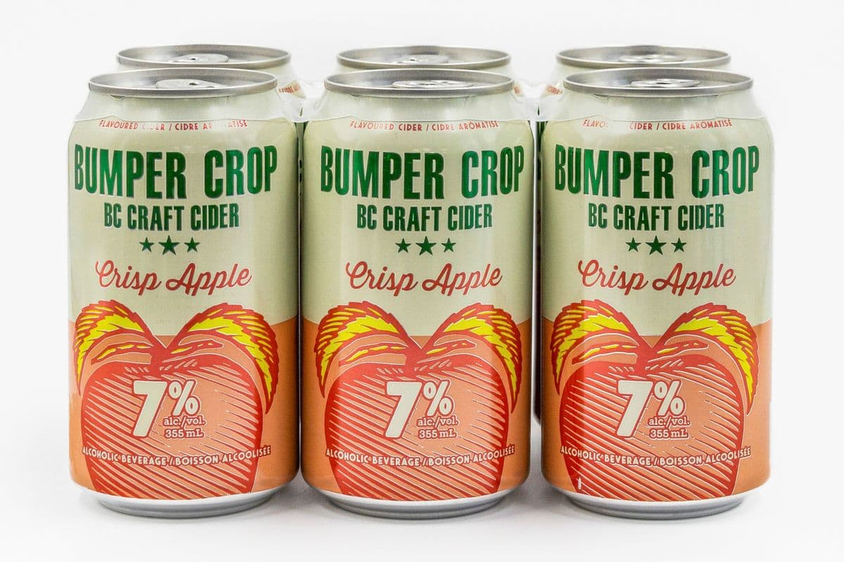 Bumper Crop Crisp Apple Cider (6 Cans) (1 x 6x355ml)