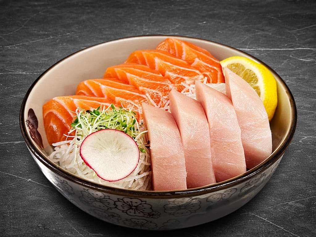 Tuna & Salmon Sashimi Don