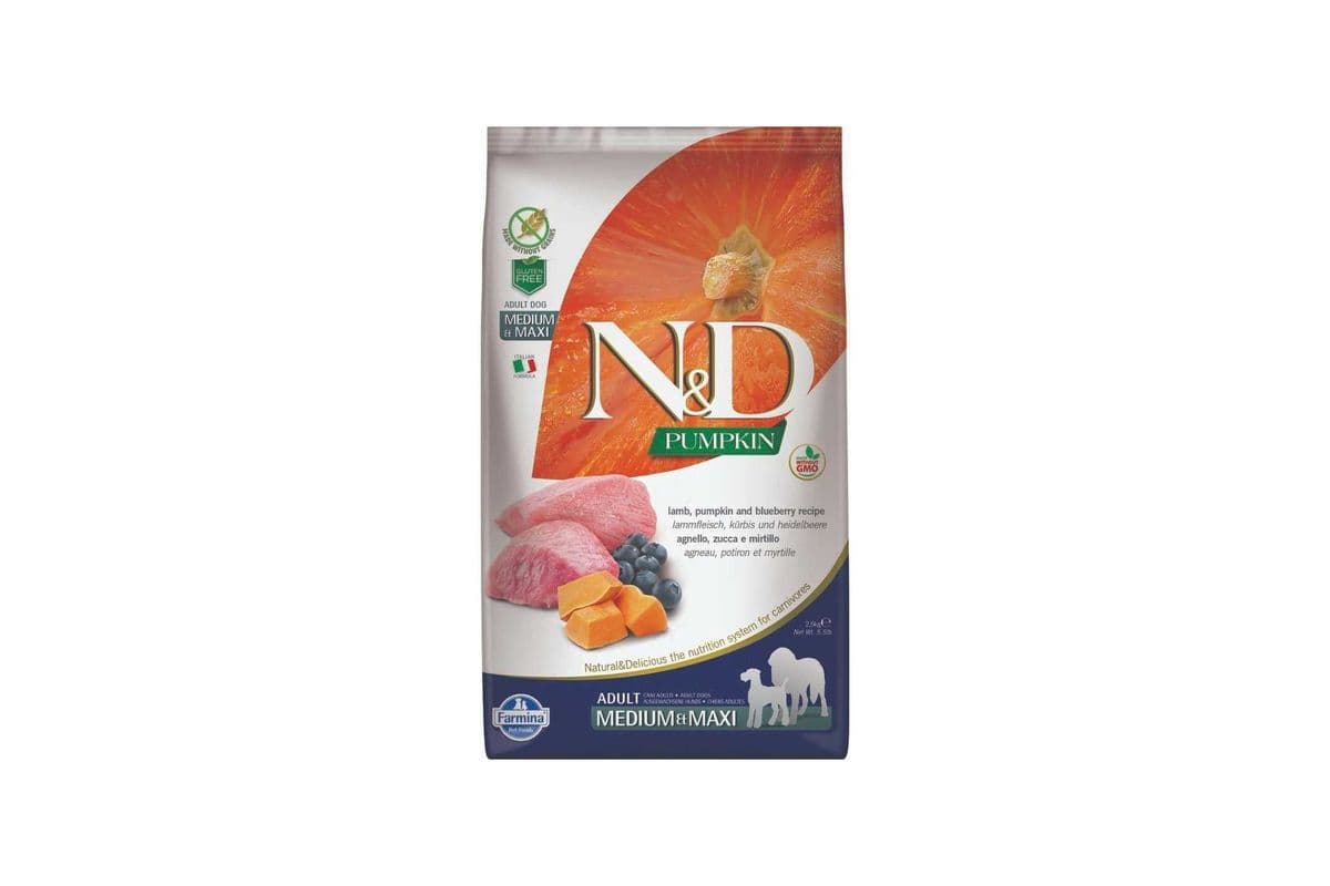 FARMINA N&D Dog Pumpkin Lamb and Blueberry MED-MAXI 12kg (12kg)