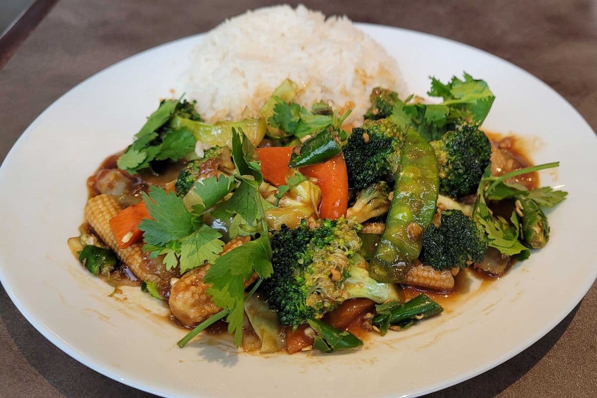 Mixed Vegetables in Manchurian Sauce