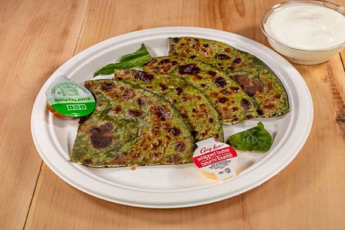Paneer Parantha Plate