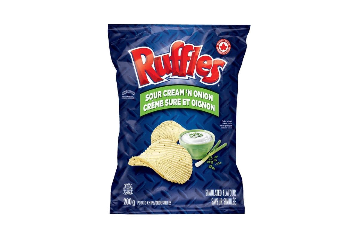 Ruffles Sour Cream 'N Onion Chips (200 g) 1000055