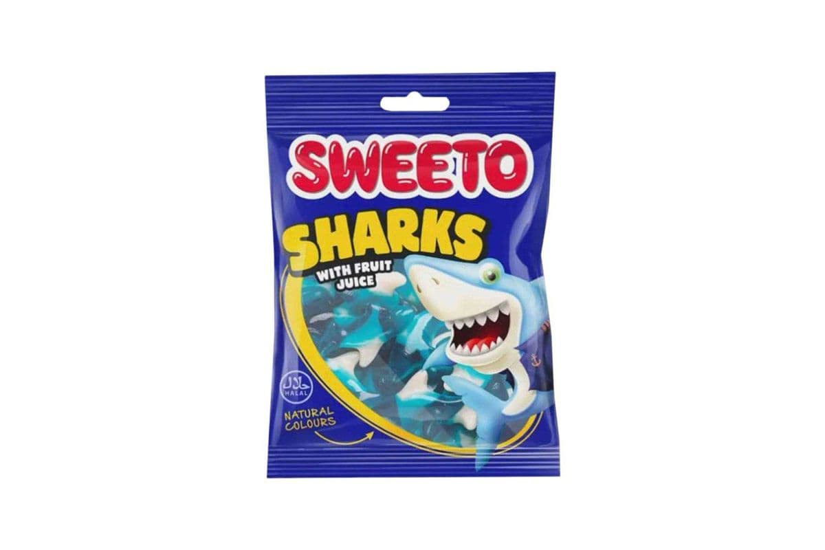 BOGO - SWEETO SHARKS (80g) (140 Cal)