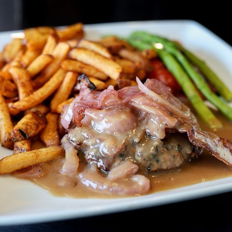 Hamburger steak de filet mignon / Filet mignon steak hamburger