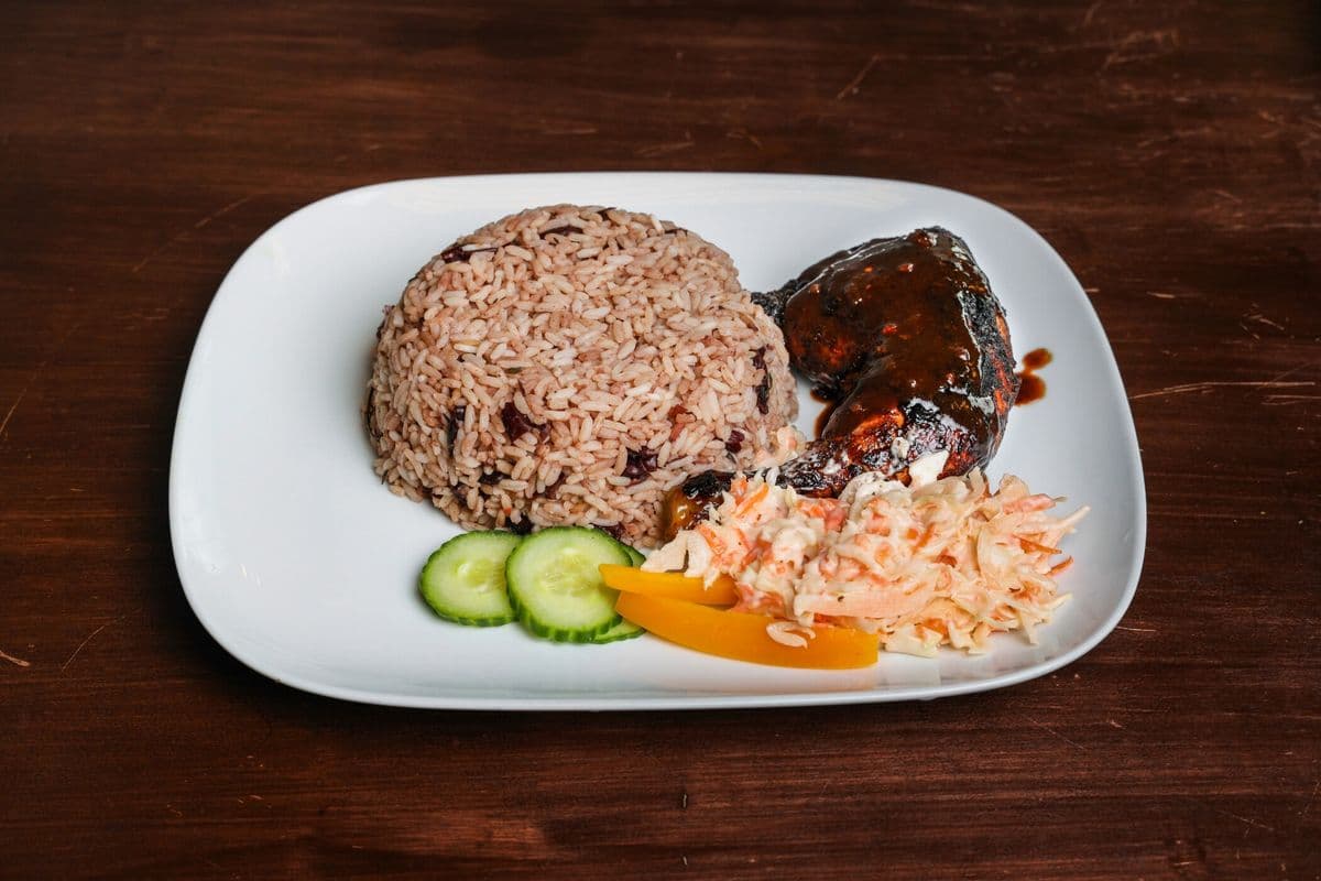 Jerk Chicken Rice and Beans Bowl