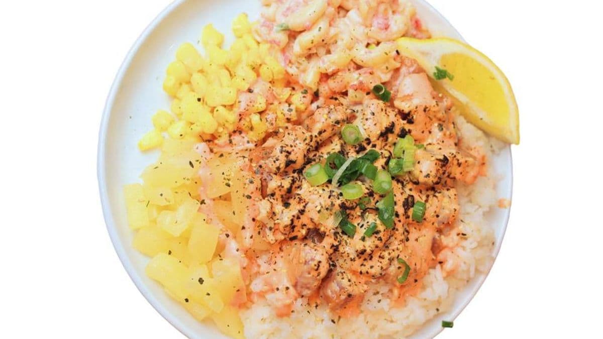 Spicy Salmon Aburi Rice Bowl