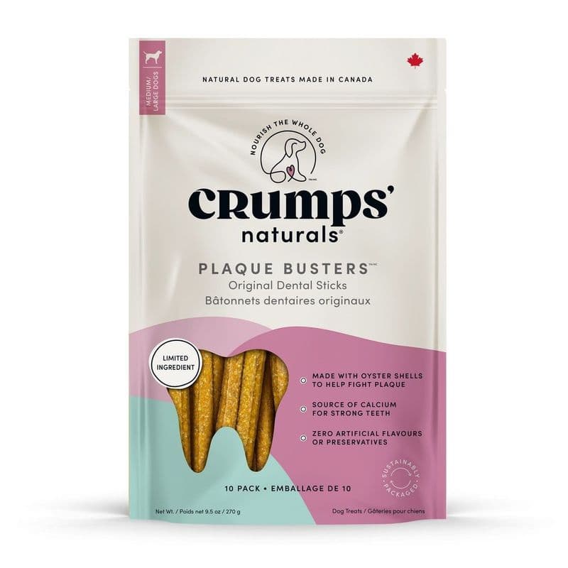 Crumps Plaque Busters Original Dog 10pc 7in