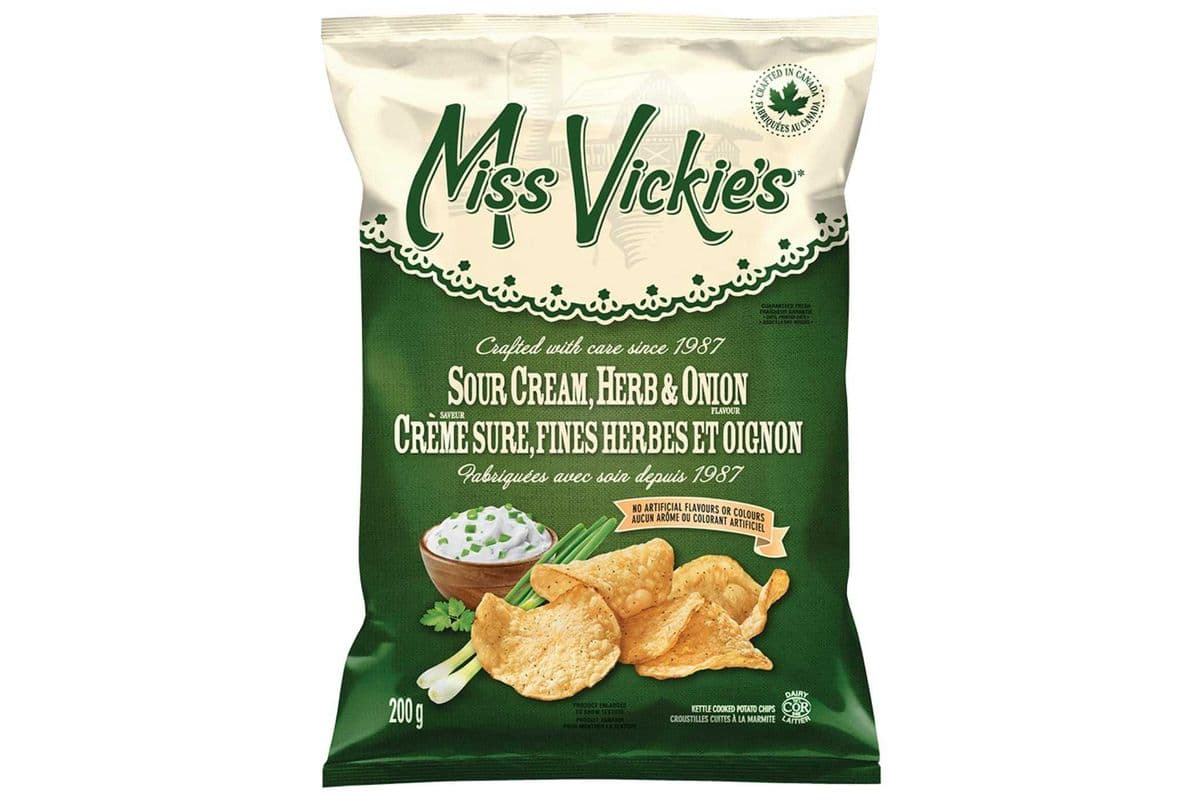 Miss Vickie's Sour Cream, Herb & Onion (200 gm)
