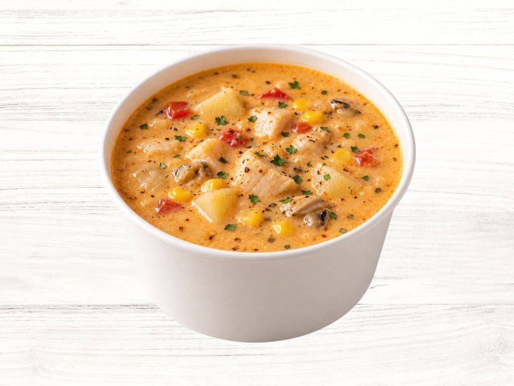 Chipotle Coconut Seafood Chowder
