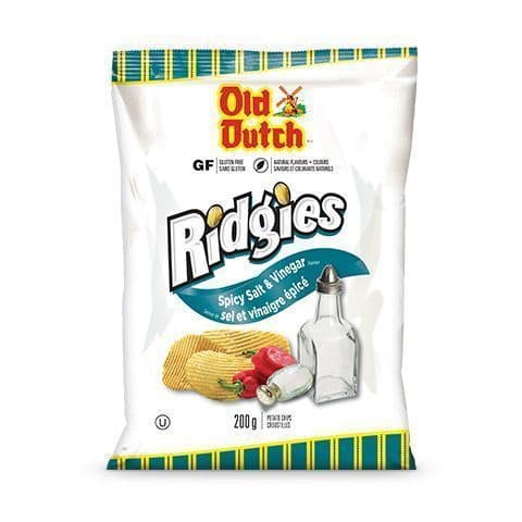 Old Dutch DD Ridgies Spicy Salt & Vinegar 200g