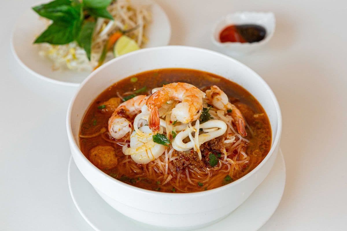 41. Peanut Satê Seafood Noodle Soup