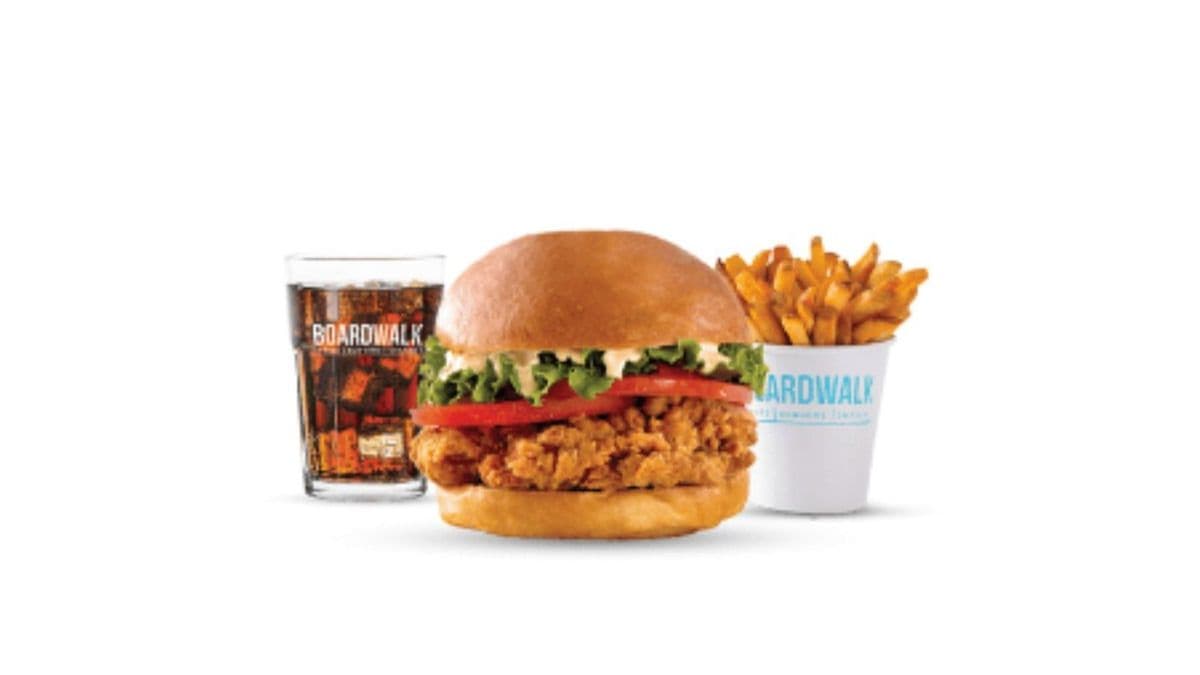 Crispy Chicken Burger Combo