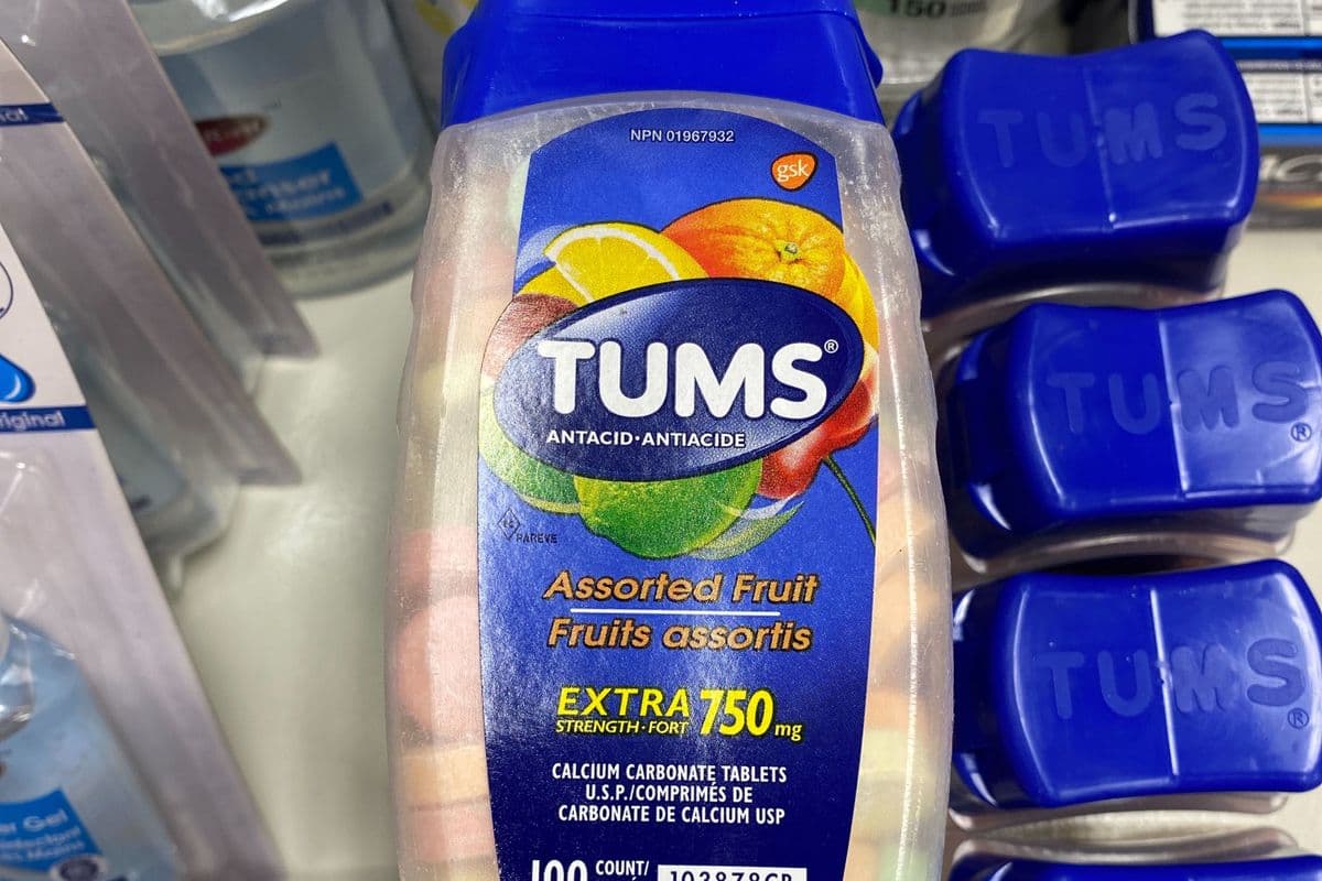 Tums assorted fruit extra strength (750 mg)