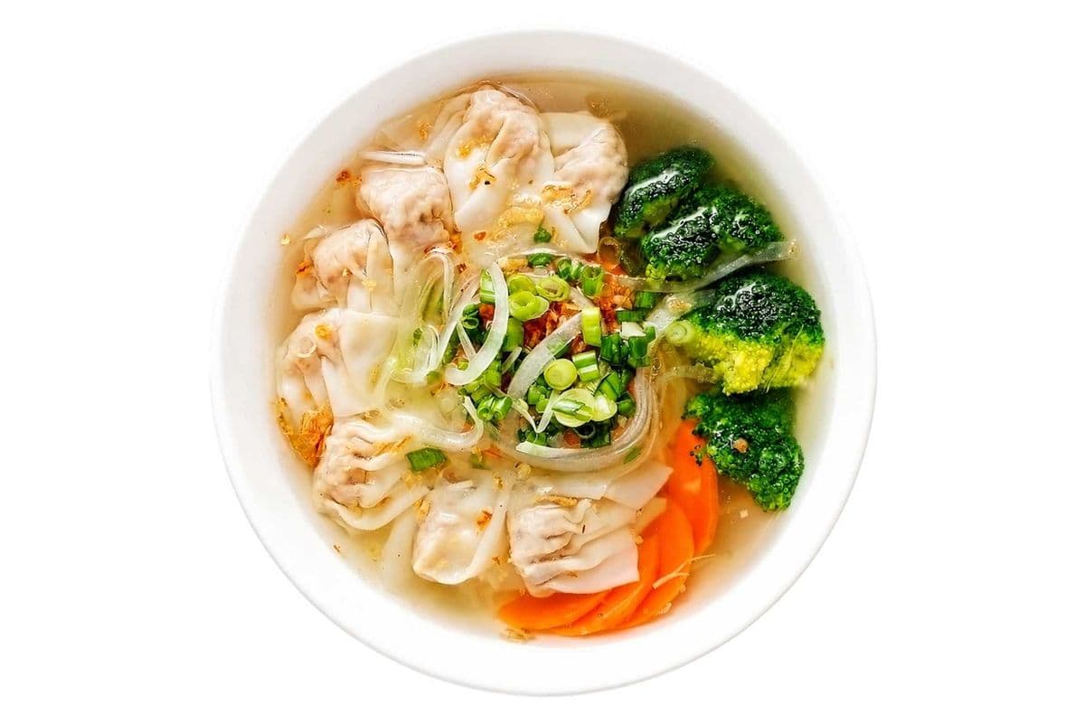 20. Wonton with Egg Noodle Soup