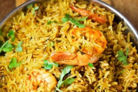 Shrimp Biryani