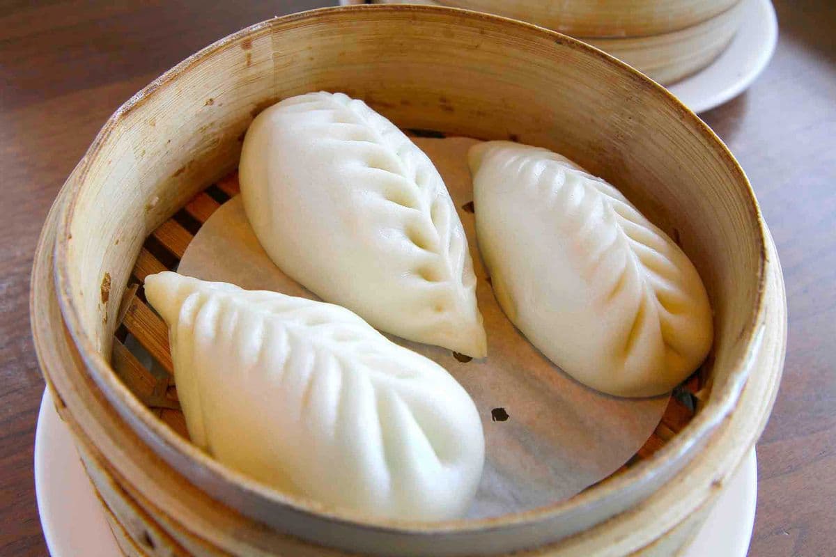 Steamed Chinese Toon Buns (3 pcs) 香椿素菜包