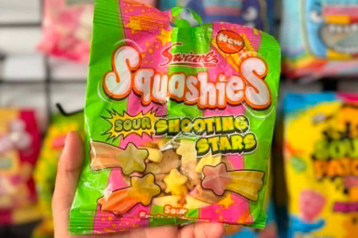 Squashies Sour Shooting Stars UK 120g – Imported British Candy